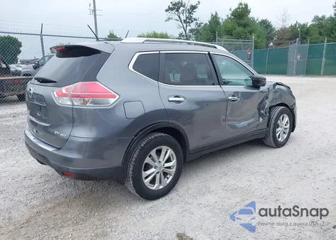 2016 Nissan Rogue Sv z USA, uszkodzony, nr VIN KNMAT2MV2GP682264